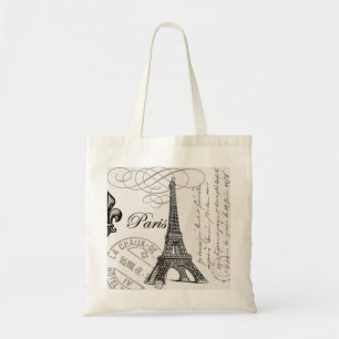 Tote Bag Paris vintage...sac fourre-tout