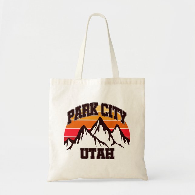 Tote Bag Park City, Utah (Devant)