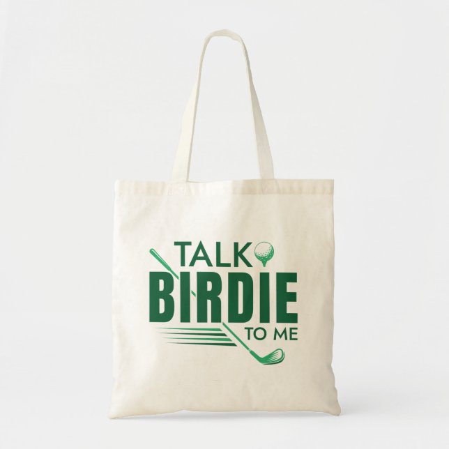 Tote Bag Parle Birdie à moi (Devant)
