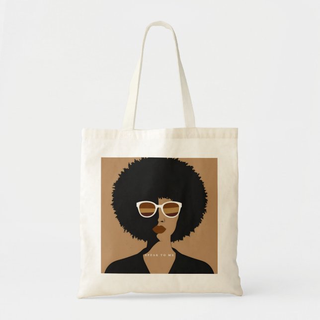 Tote Bag Parle-moi Fourre-tout (Devant)