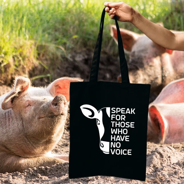 Tote Bag Parle pour ceux qui n'ont pas de voix (Créateur téléchargé)