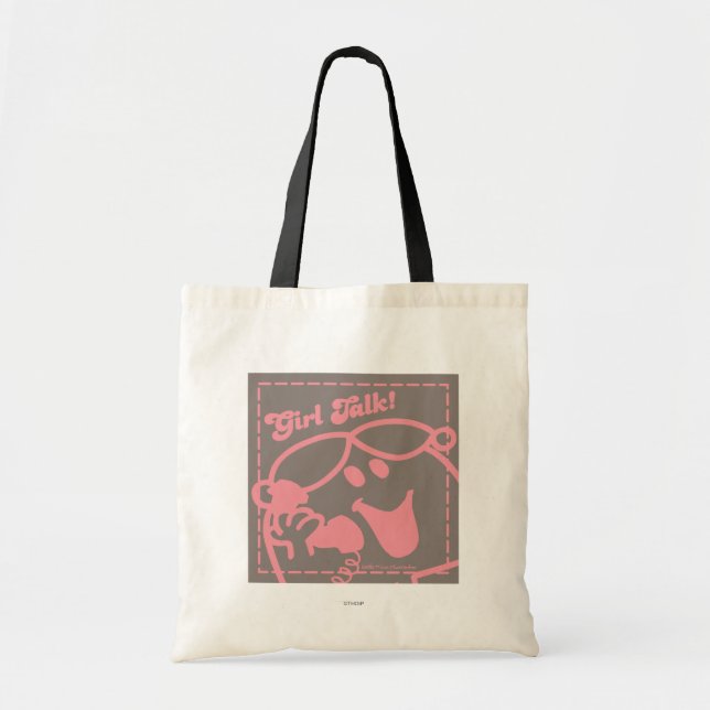 Tote Bag Parlez-En Avec Little Miss Chatterbox (Devant)