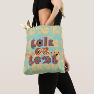 Tote Bag Parlez Ou Écrivez Votre Logo De Message