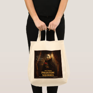 Tote Bag Parodie de l'Opéra Fantôme Écureuil