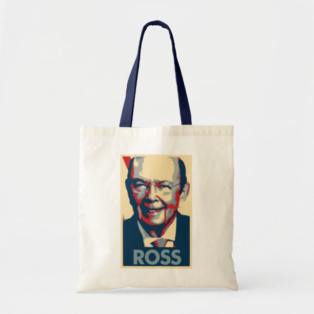 Tote Bag Parodie politique d'affiche de Wilbur Ross (Devant)