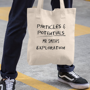 Tote Bag Particules et potentiel Professeur de physique per