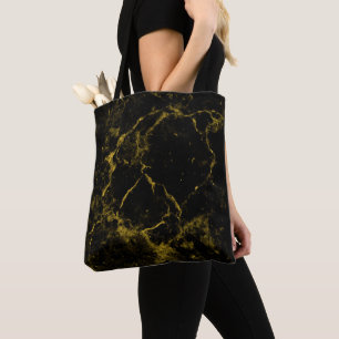 Tote Bag Parties scintillant à pointes or