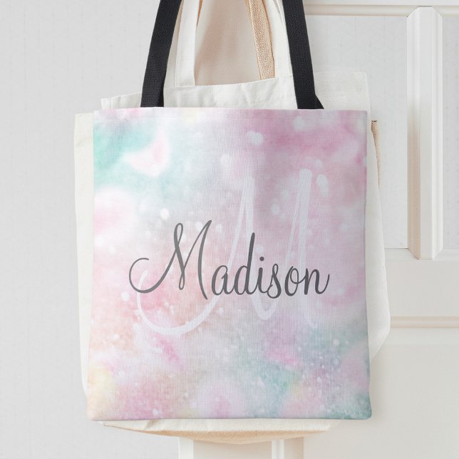 Tote Bag Parties scintillant glamour rose Joli Motif (Créateur téléchargé)