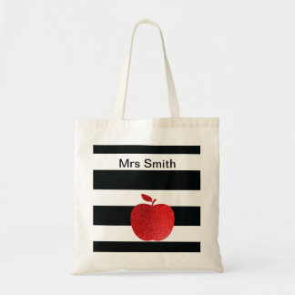 Tote Bag Parties scintillantes personnalisées Apple de