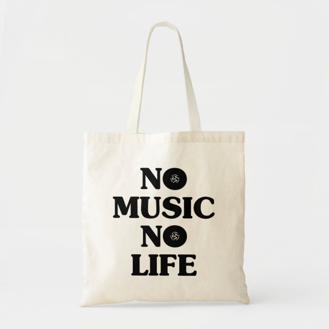 TOTE BAG PAS DE MUSIQUE PAS DE VIE (Devant)
