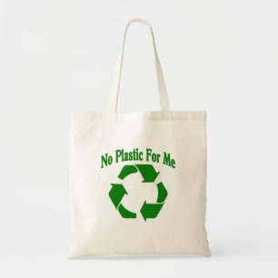 Tote Bag Pas De Plastique, Recyclage,