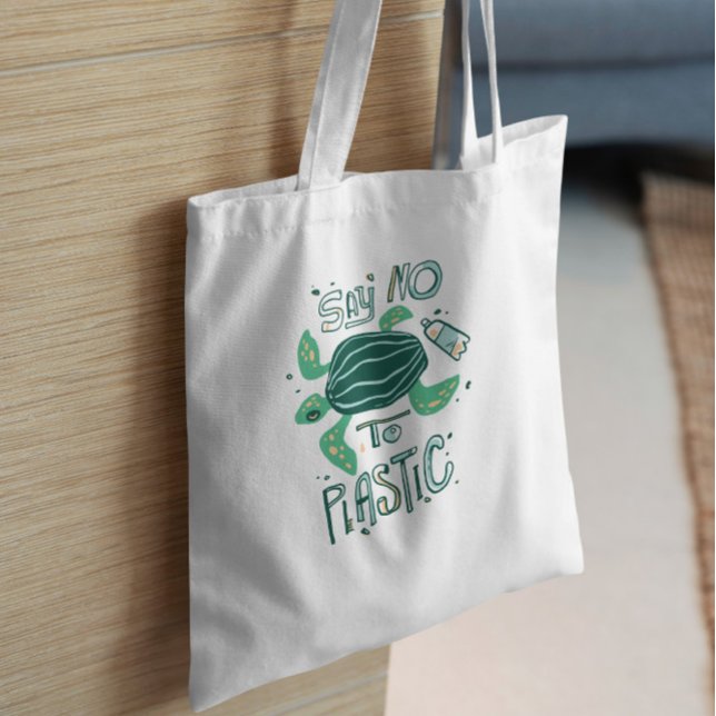 Tote Bag Pas de tortue en plastique (Créateur téléchargé)