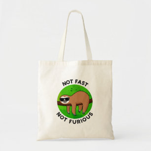 Tote Bag Pas Fast Pas Furny Funny Movie Pun de fentes