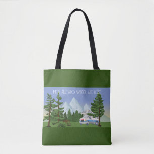 Tote Bag Pas tous ce que Wander sont perdu - Fourre-tout