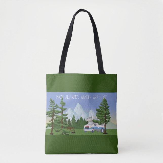 Tote Bag Pas tous ce que Wander sont perdu - Fourre-tout (Devant)
