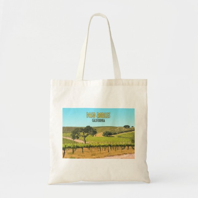 Tote Bag Paso Robles California Vineyard Vintage (Devant)