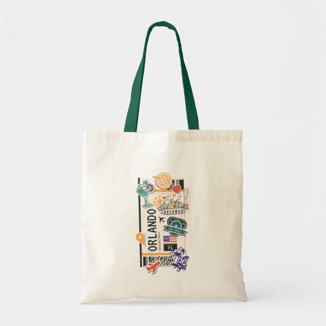 TOTE BAG PASS ORLANDO FLORIDA ÉTATS-UNIS (Devant)