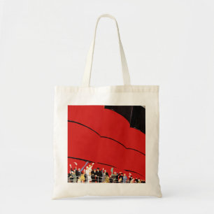 Tote Bag Passagers d'un paquebot vintage faisant leurs adie