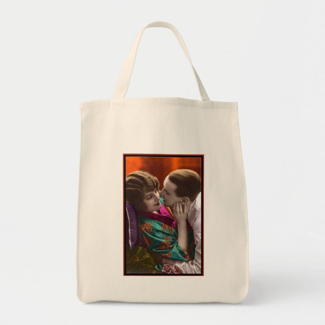 Tote Bag passionate vintage retro (Devant)