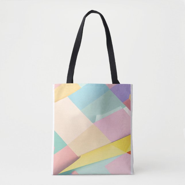 Tote Bag "Pastel Contact Form Illustration Design Coussin s (Devant)