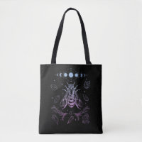Pastel Goth Moon Insect Gothique Wicca Crescent Be