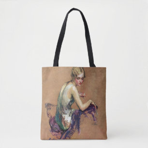 Tote Bag Pastel Portrait