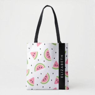 Tote Bag Pastèque Rose, Pâtes De Pâques, Votre Nom