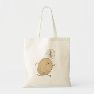 Tote Bag Patate drôle et mignonne qui court par somoh
