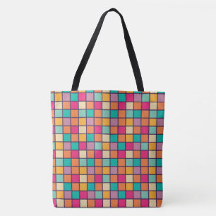 Tote Bag Patch colorée en gras