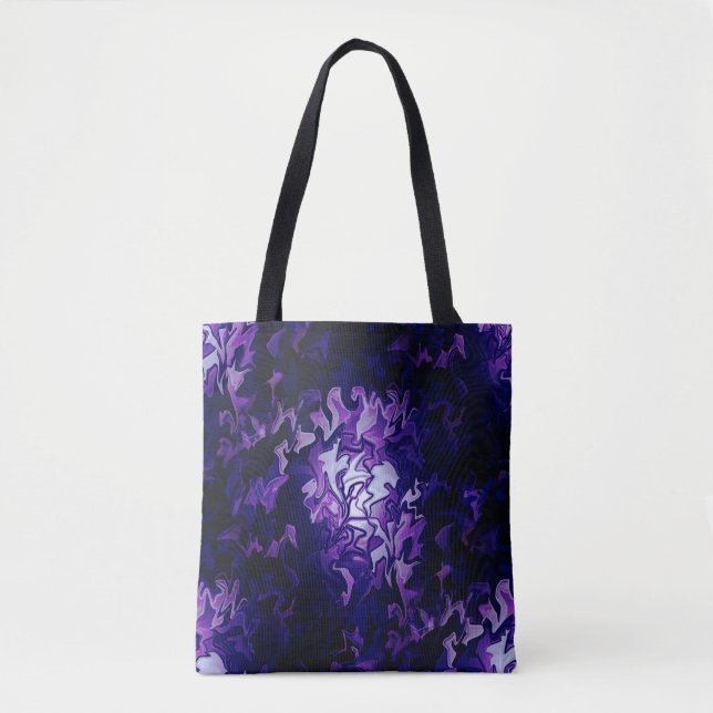 Tote Bag Patch de chou pourpre... (Devant)