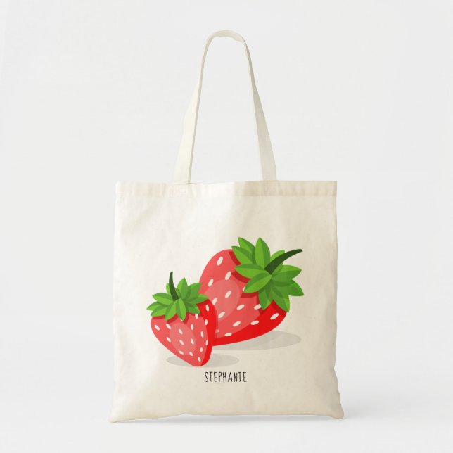 Tote Bag Patch fraise (Devant)