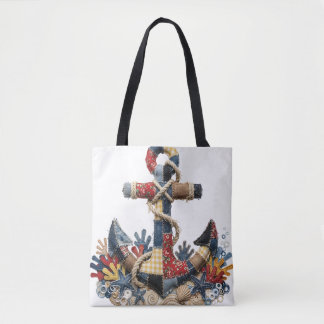 Tote Bag Patchwork Quilt Anchor
