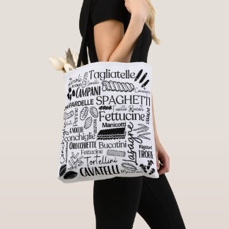 Tote Bag Pâtes blanches italiennes