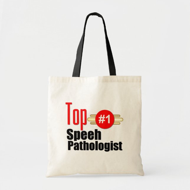 Tote Bag Pathologiste supérieur de la parole (Devant)