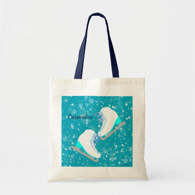 Tote Bag Patinage artistique Motif de patinage artistique p (Devant)