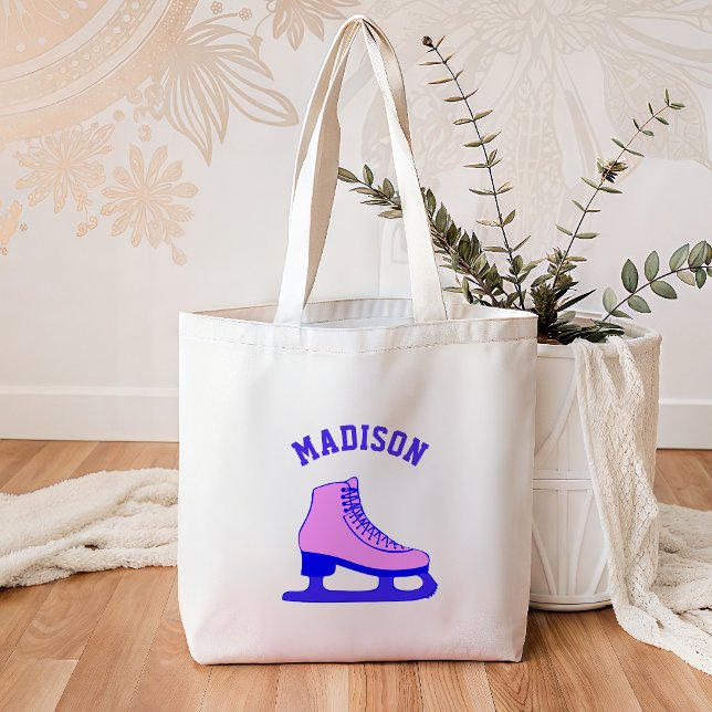 Tote Bag Patinage rose - Patinage sur glace Enfants (Créateur téléchargé)