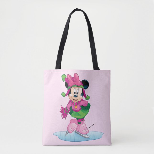 Tote Bag Patinage sur glace Minnie (Devant)