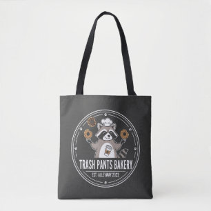 Tote Bag Pâtisserie Drôle Raton Laveur Chemise Sale Établi