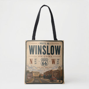 Tote Bag Patrimoine classique de la Mother Road en Arizona