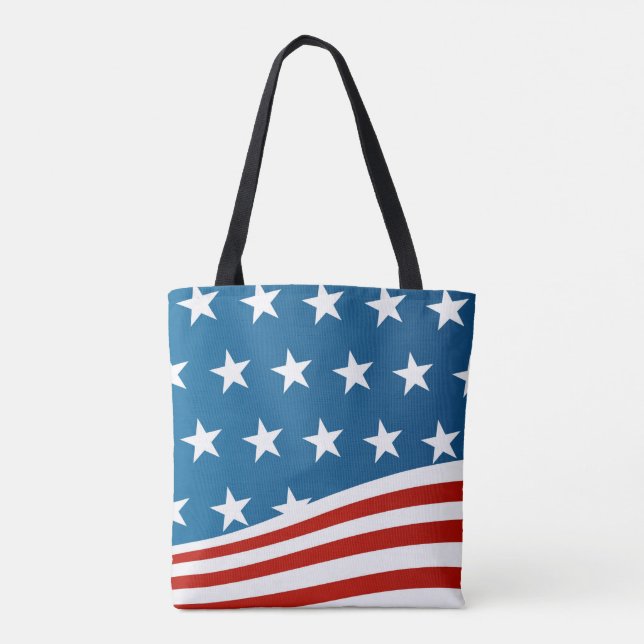 Tote Bag-Patriotic Bag (Back)