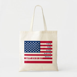 Tote Bag Patriotique Christian USA 4 juillet