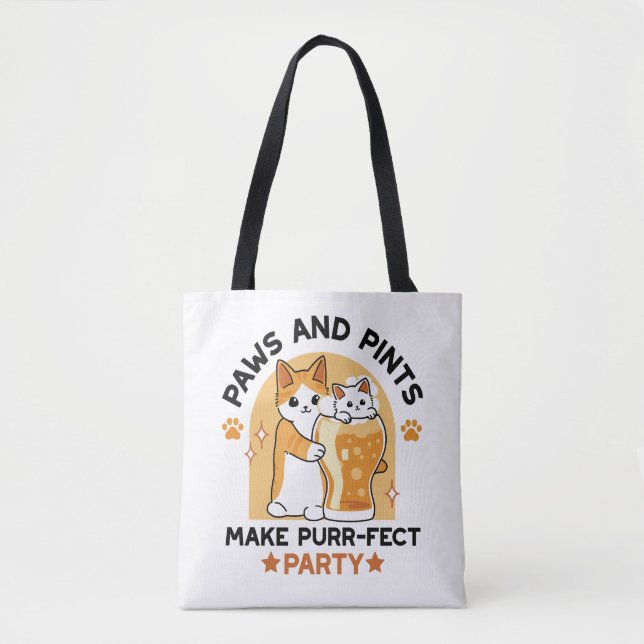 Tote Bag Patrouilles et pintes de la fête de la bière Oktob (Devant)