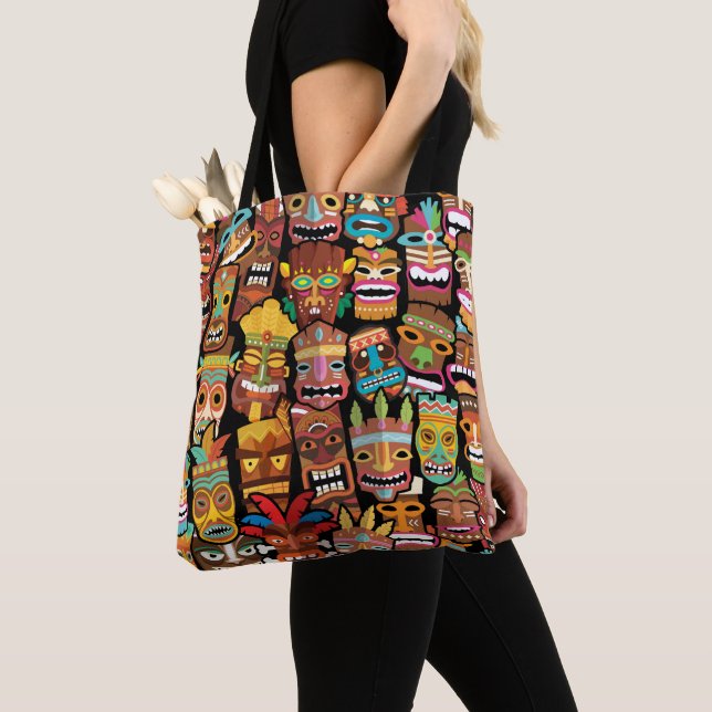 Tote Bag Pattern de Tiki (De près)