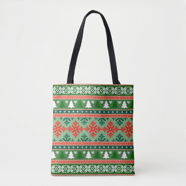 Tote Bag Patters de Christmas (Devant)