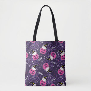 Tote Bag Patters de Cute Cats et Pumkins