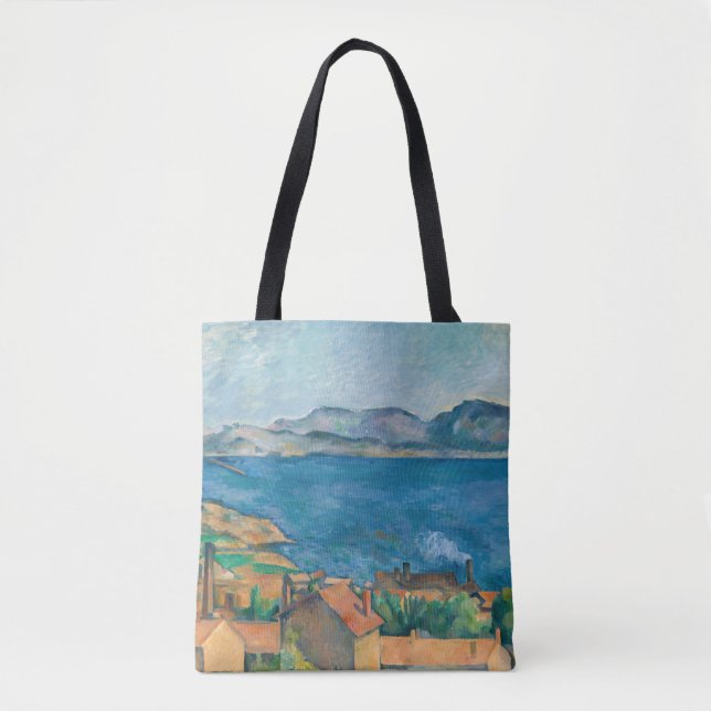 Tote Bag Paul Cezanne - Baie de Marseille, vue d'Estaque (Devant)