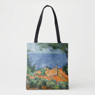 Tote Bag Paul Cezanne - Estaque aux toits rouges