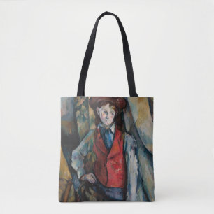 Tote Bag Paul Cezanne - Garçon dans la veste rouge