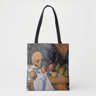 Tote Bag Paul Cezanne - La vie morte avec le crâne