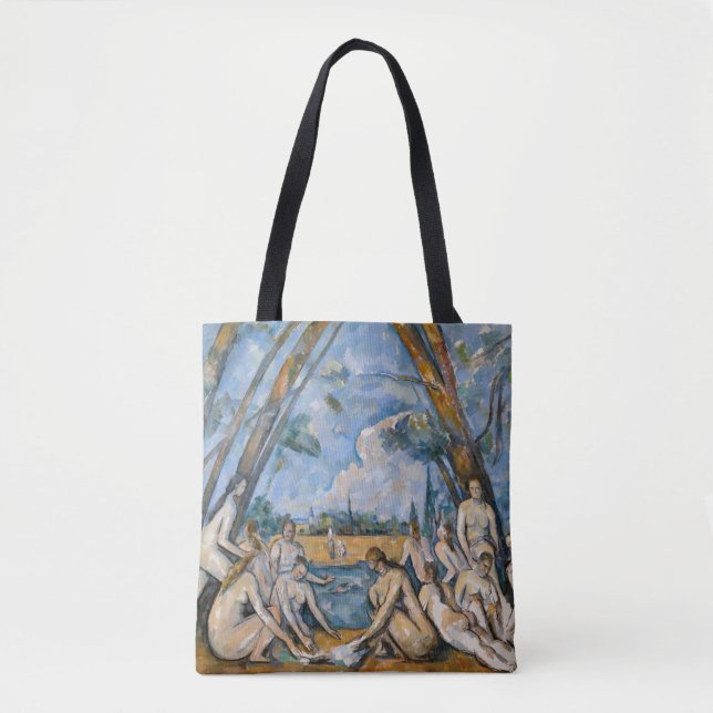 Tote Bag Paul Cezanne - Les Grandes Baignoires (Devant)